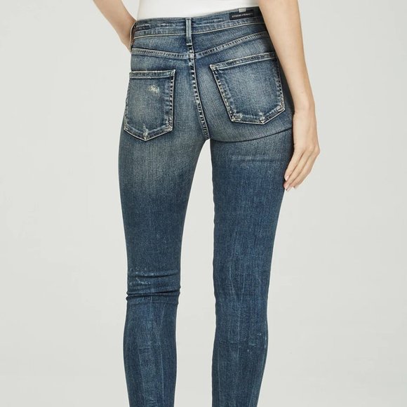 Citizens of Humanity Rocket High Rise Distressed Skinny Jeans - Picture 2 of 13